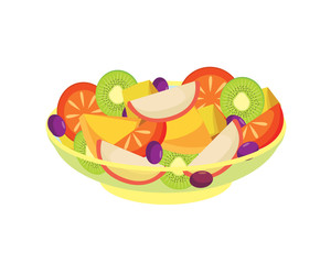 A Bowl of Fruits Salad