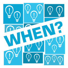 When Blue Bulbs Grid Badge Style 