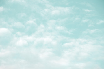 Sky on a cloudy day. Bright sky