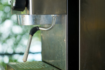 Naklejka premium Heating and whipping machine