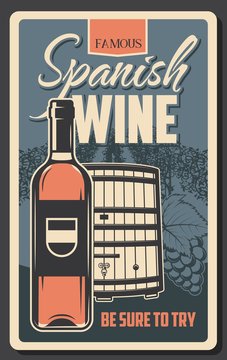 Spanish wine bottle, winery production shop