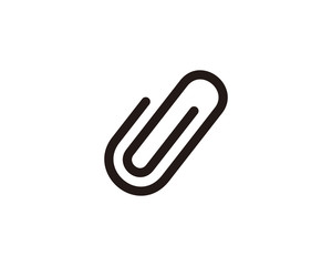 Attachment icon symbol vector
