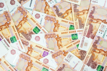 Russian money banknotes