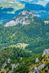 Little Rozsutec from Big Rozsutec peak, Little Fatra, Slovakia