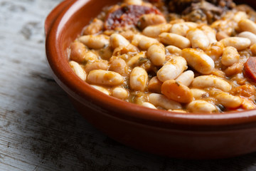 Cocido Montanes dish, mountain cooker.