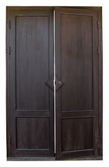 Wooden door opening