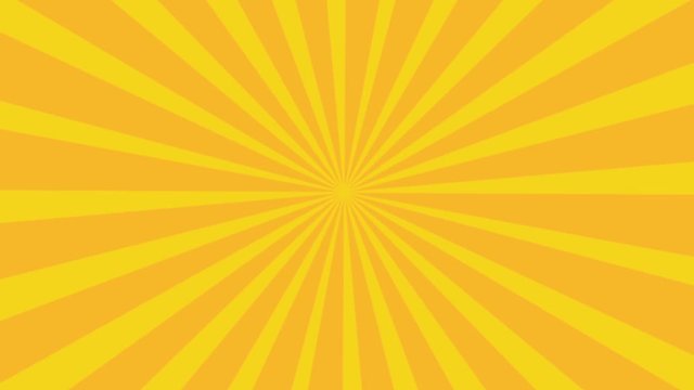 Retro vintage rays background in pop-art style video