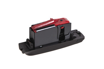 Fototapeta premium Hunting rifle magazine isolated on white