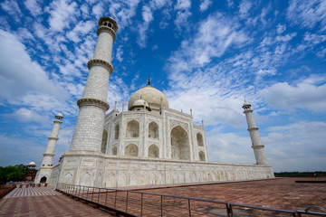 Obraz premium Taj mahal landmark agra india