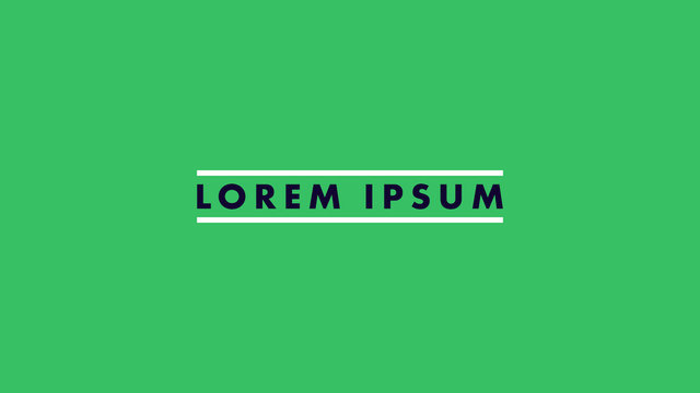 Letter Spacing Animation Title