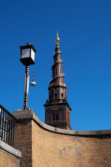 Fototapeta na wymiar Church of Our Saviour in Copenhagen.