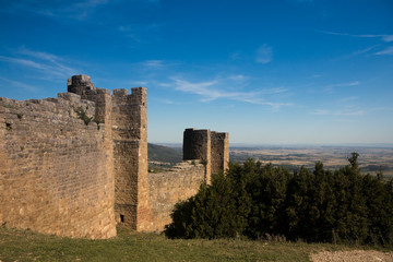 castle on a mountain