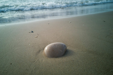 Fototapeta na wymiar Stones on a beach in Spain
