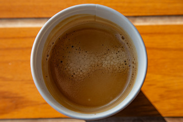 A cup of coffee