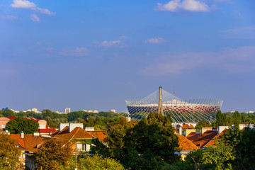 Warsaw Cityscape In Poland
