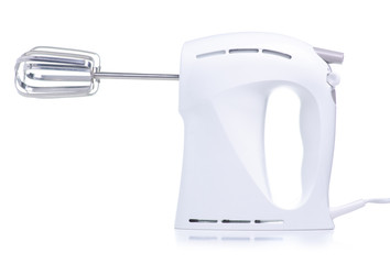 Electric mixer blender on white background isolation