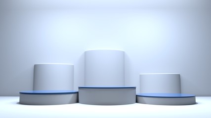 Platform honoring the top three 3D Illustration