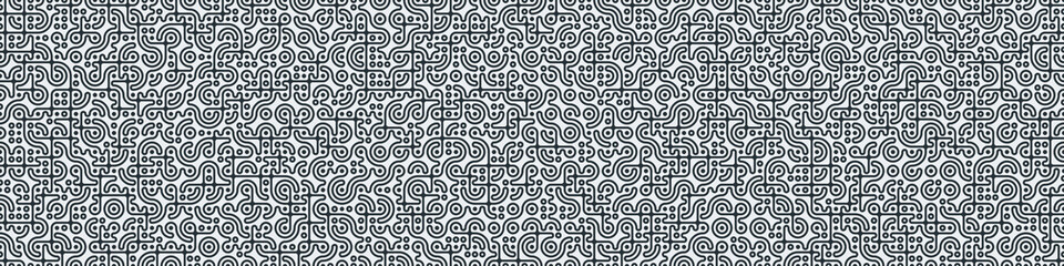Truchet Random Pattern Generative Tile Art background illustration