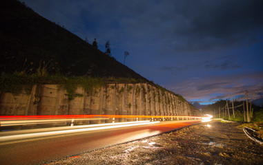 amazing view of sunset