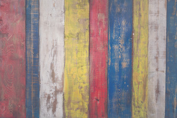 Vintage colorful wooden Background