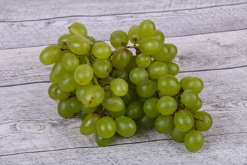 Sweet green grape branch