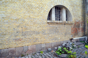 Fototapeta na wymiar Built in the Russian Empire in the 19th century. Part of the time was used as a prison.The Kiev Fortress. In Kiev,Ukraine