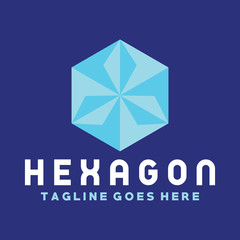 Geometry Hexagon Logo Design Inspiration