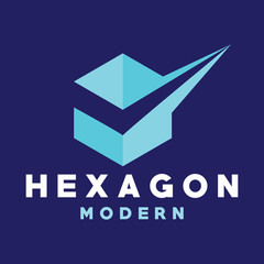 Hexagon Technology Modern Logo Design Inspiration