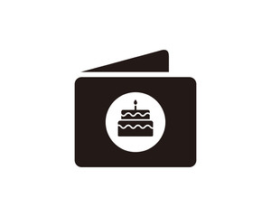 Obraz premium Birthday card invitation icon symbol vector