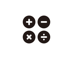 Calculator icon symbol vector