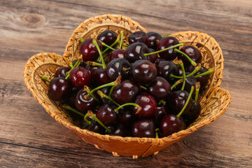 Ripe sweet tasty cherry  berry