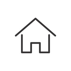 Home Icon Vector Illustration. Home Logo Template