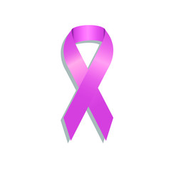 Breast Cancer Awareness Ribbon - illustration vector