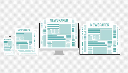 vector article writing design concept, flat style with article news icon. vector Latest news vector illustration