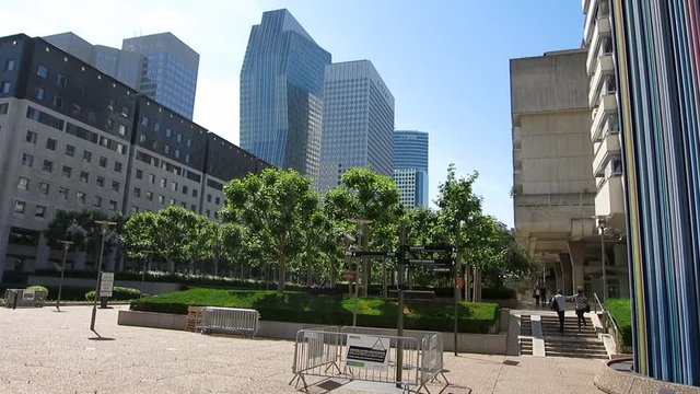 Residencial and business area, in the La Defense Business area, in Paris, France