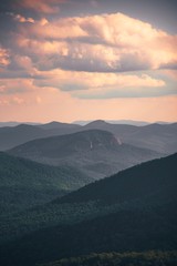 Obraz premium sunset in the mountains