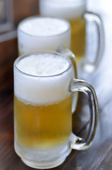 beer , a glass of beer