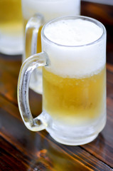 beer , a glass of beer