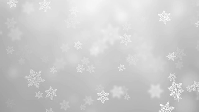 abstract Christmas snow flakes background