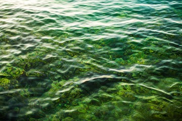 Fototapeta premium Clear Lake Water Background