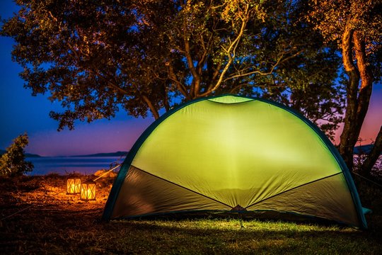 Sea Front Tent Camping