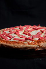 pizza italian aceituna chorizo champignones 