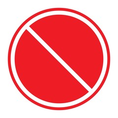 Stop sign, stop icon - vector stop illustration. red warning symbol - Vector