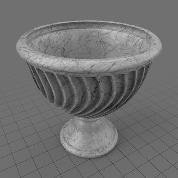 Marble garden urn 5
