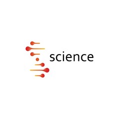DNA logo design template.icon for science technology.genetic symbol