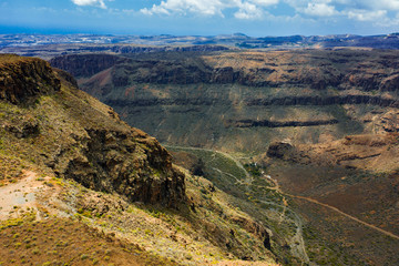 Aerial autumn landscape and free space for your decoration. 