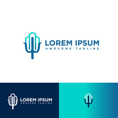 Fototapeta premium Real Estate Business Logo Template