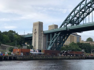 Detail of Tyne Bridge Ironwork in Newcastle