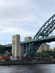 Detail of Tyne Bridge Ironwork in Newcastle
