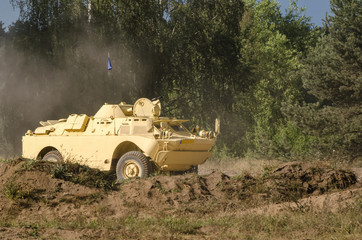 COMBAT RECONNAISSANCE/PATROL VEHICLE - A scout in desert colors at the service of the United Nations